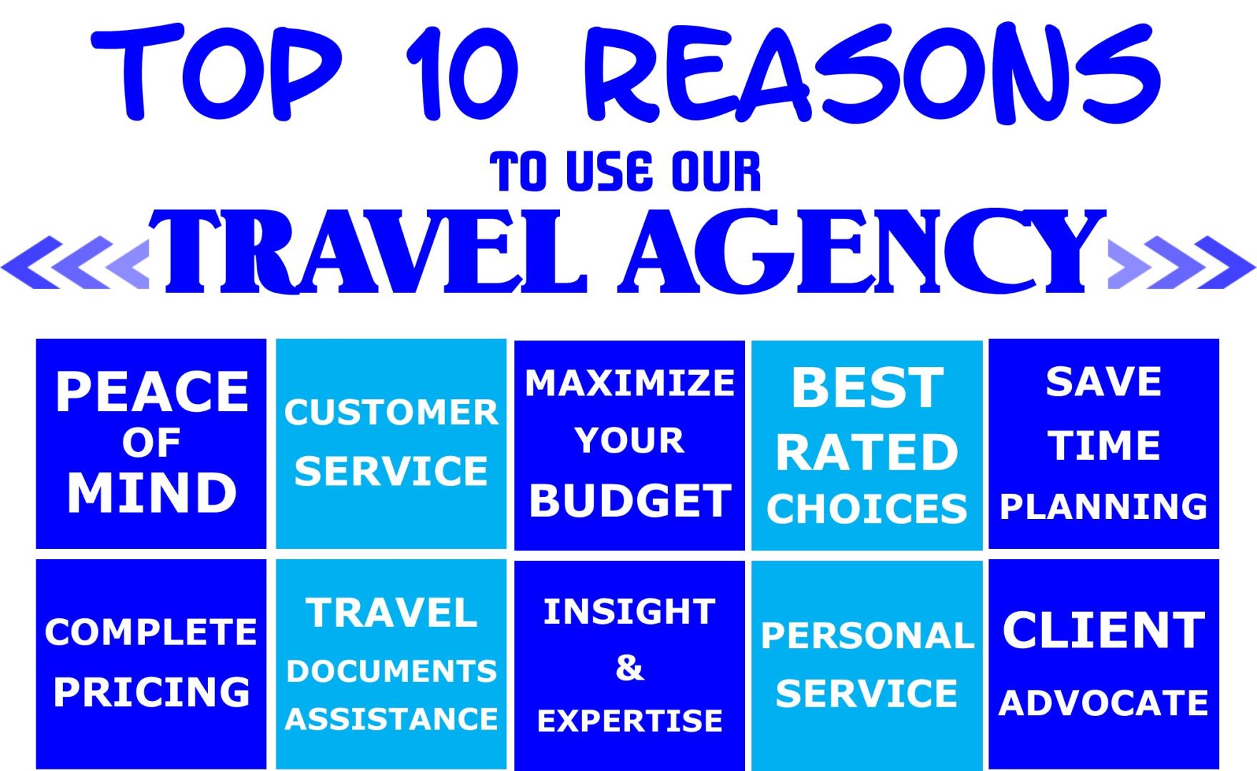 Top Ten Reasons To Use Our Agency.